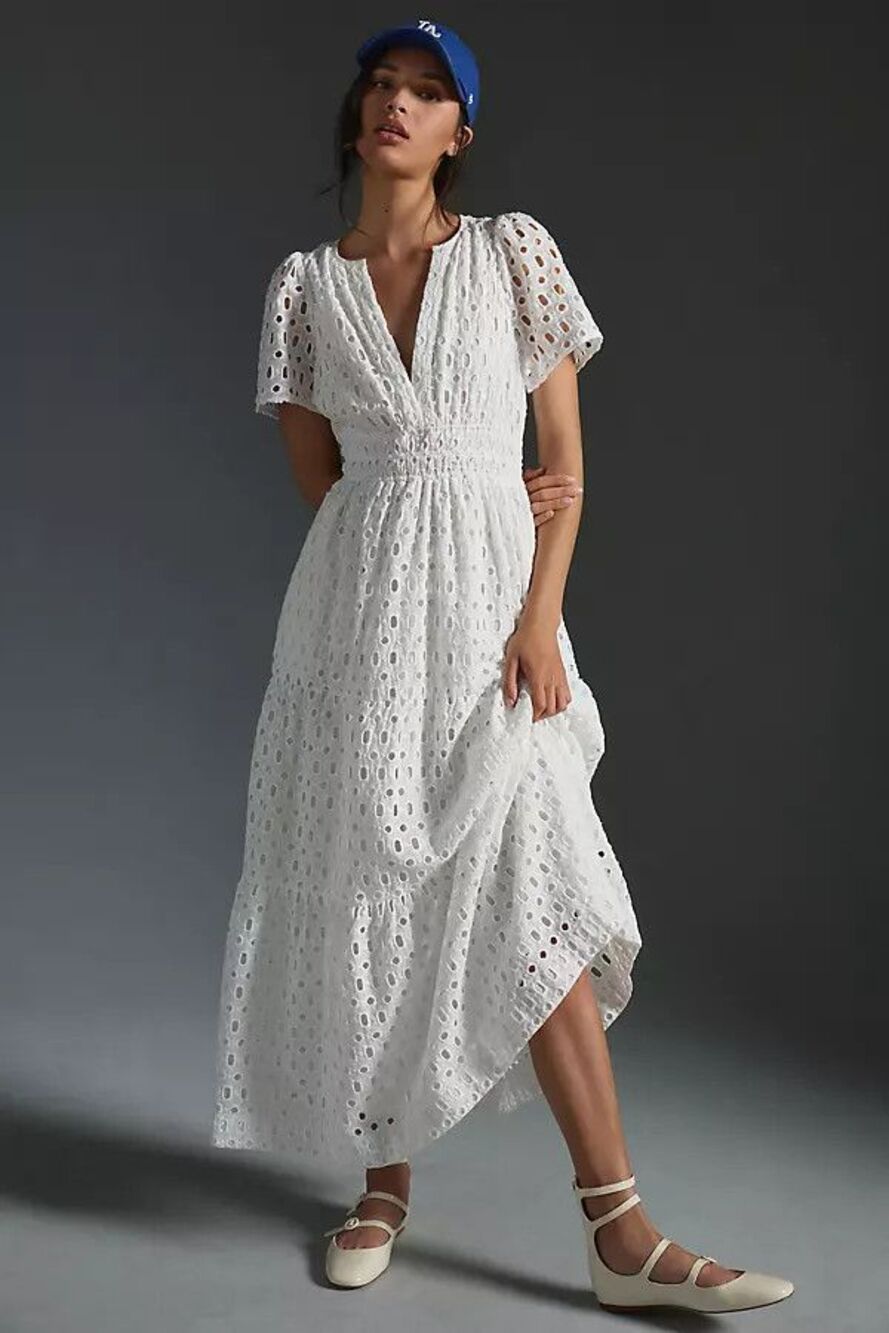 Anthropologie Somerset Maxi Dress: Eyelet Edition